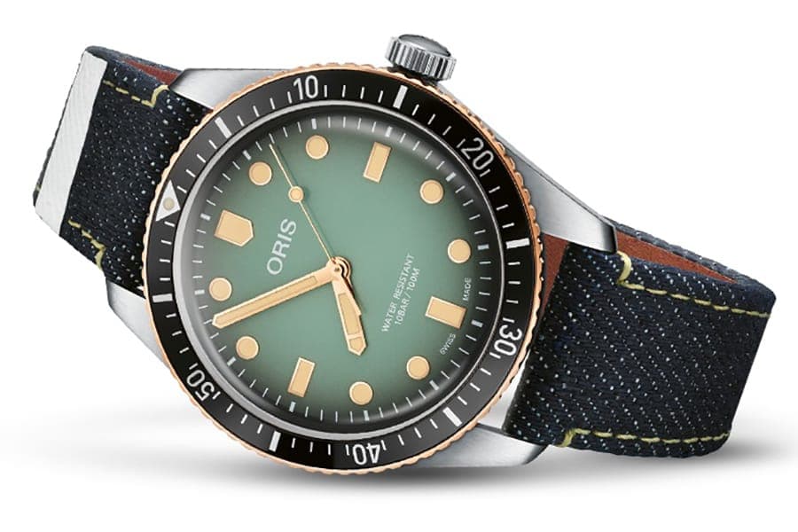 Oris x Momotaro Denim Watch
