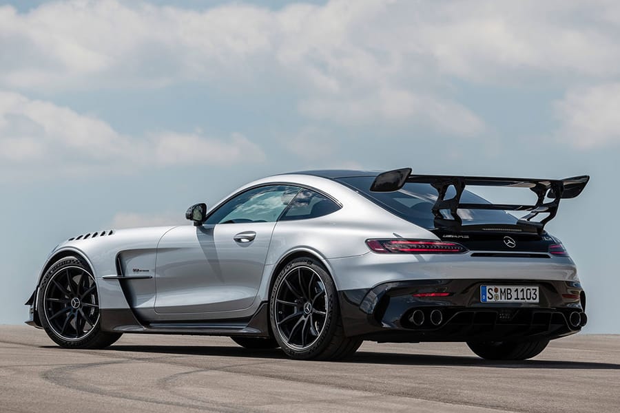 2021 Merc AMG GT Black Series back side view