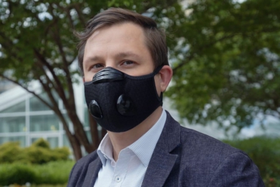 Breeze Face Mask Cools the Face While Protecting Your Airways