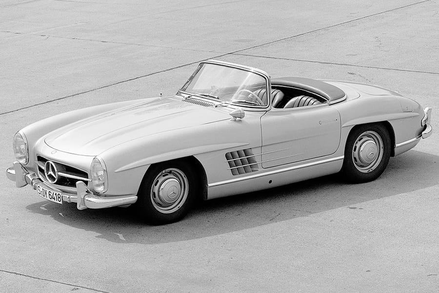 Mercedes Benz 3000 SL Roadster for auction side view