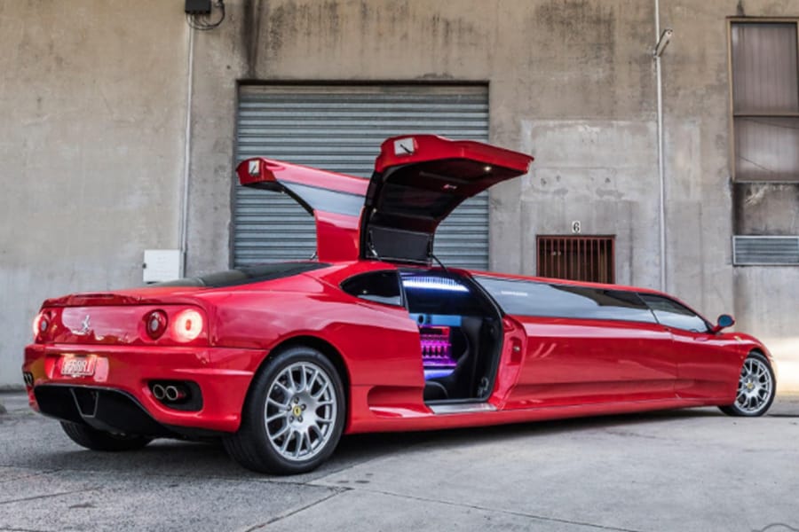 2003 Ferrari 360 Modena limo 4