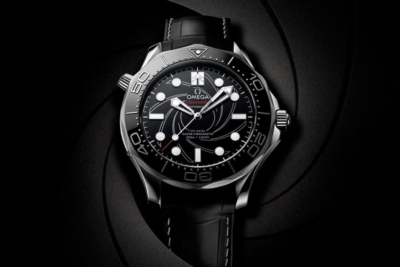 OMEGA's Platinum-Gold Seamaster Takes Bond to New Depths