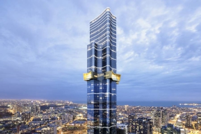 Australia 108 is the Tallest Residential Tower in the Southern Hemisphere