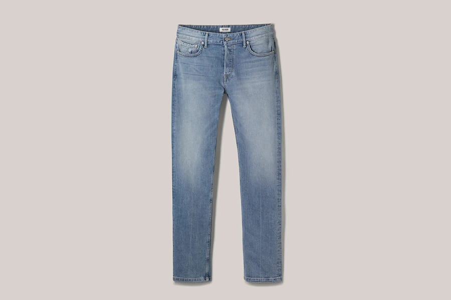 Buck Mason's New Light Denim Wash Line Pants
