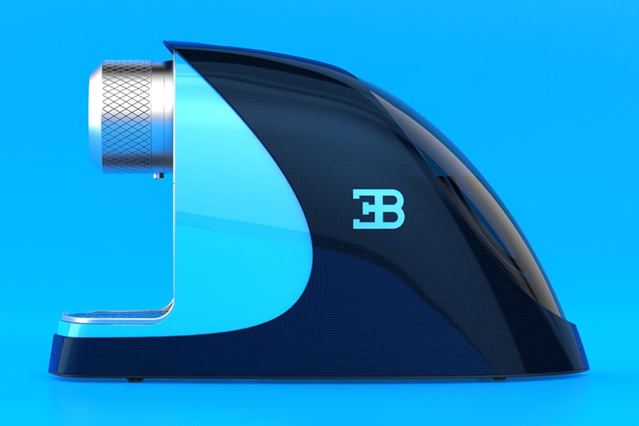 Bugatti Etiron espresso machine side view