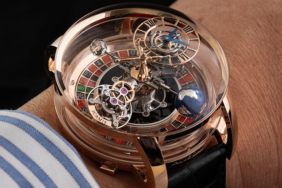 Drake's new Roulette Watch in wrist