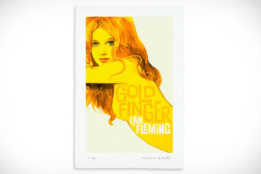 Fathers day gift guide under 200 goldfinger poster