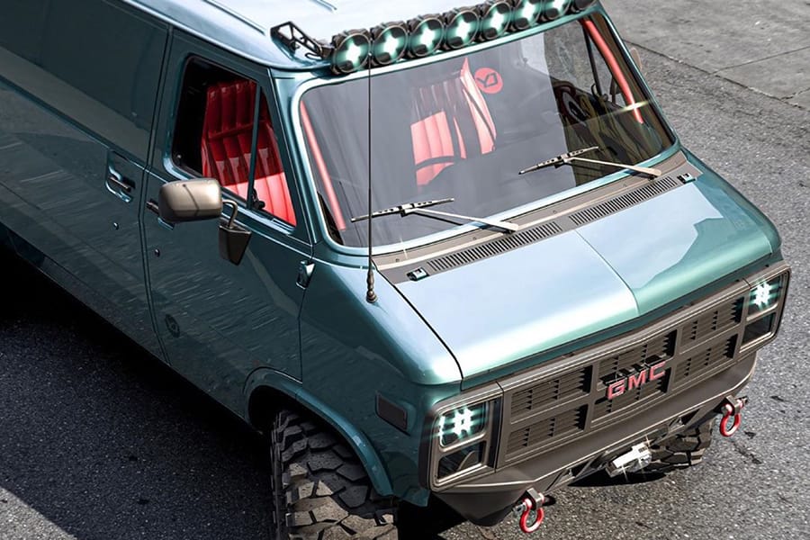 GMC 83 Van Concept top view