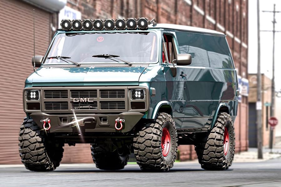 GMC 83 Van Concept side view