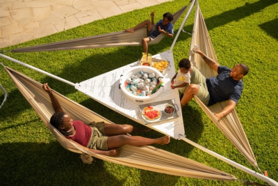 Kammok Baya is a Three-Way Party Hammock