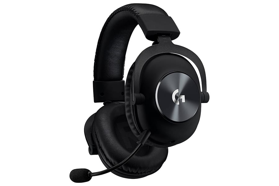 Logitech Pro X wirless gaming headset side view