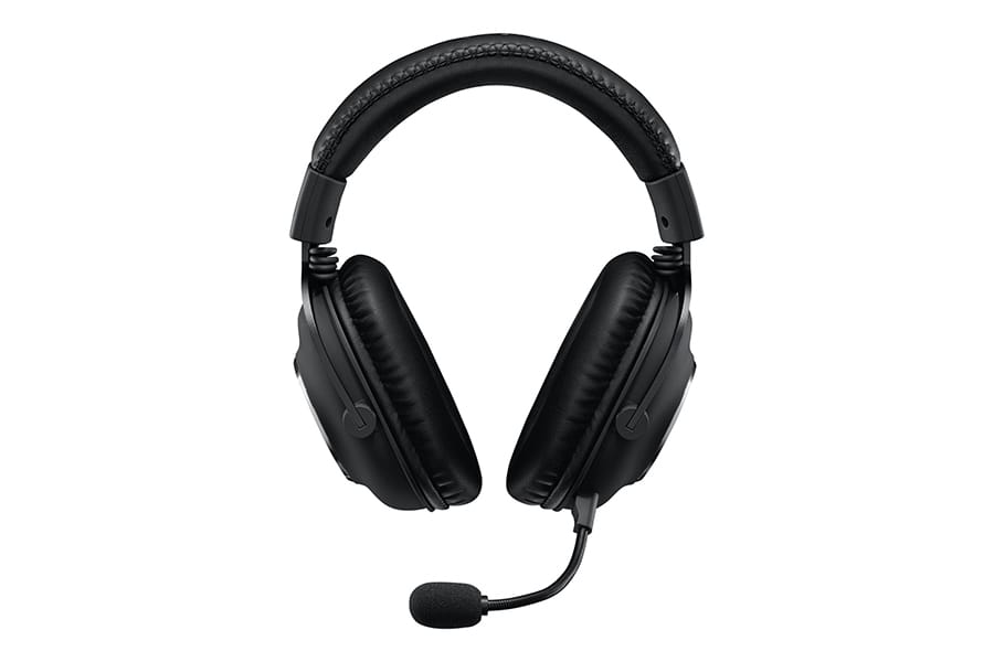Logitech Pro X wirless gaming headset front view