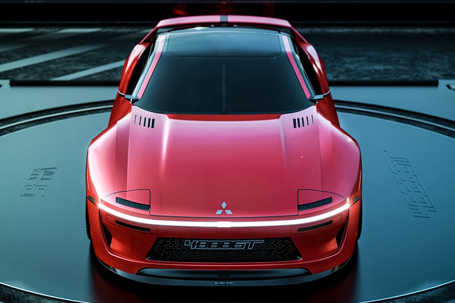 Mitsubshi 4000GT Fan Concept front