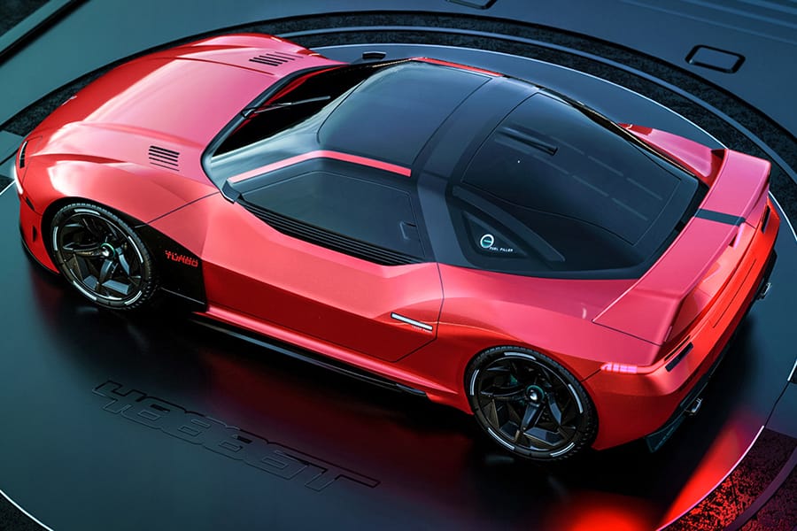 Mitsubshi 4000GT Fan Concept top view