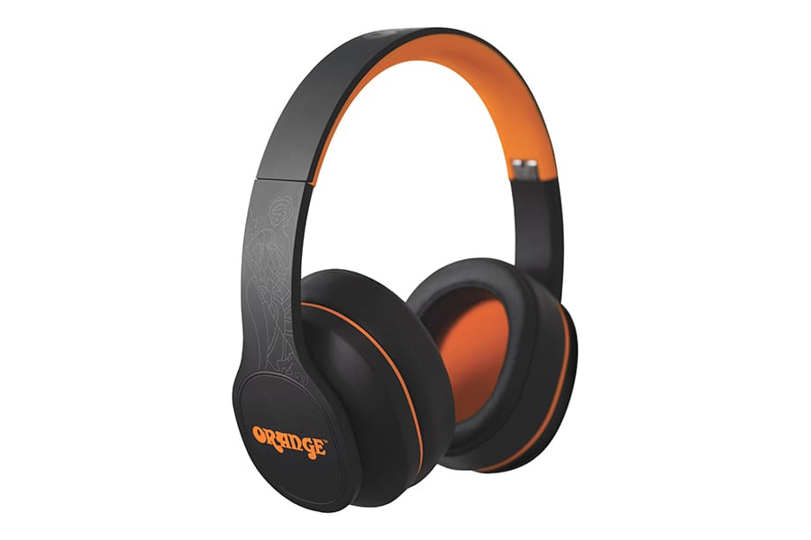 Orange Crest Headphones