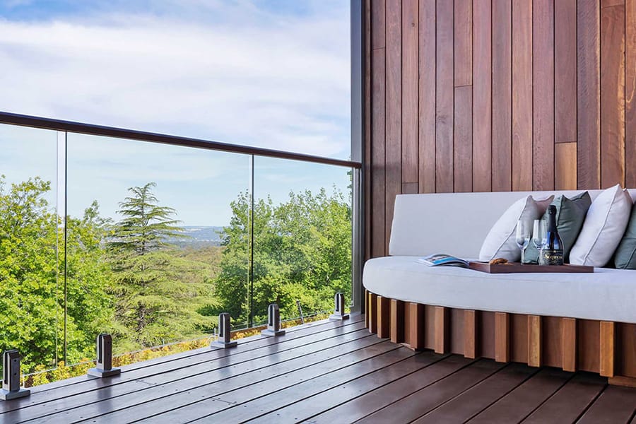 Sequoia Luxury Lodge balcony