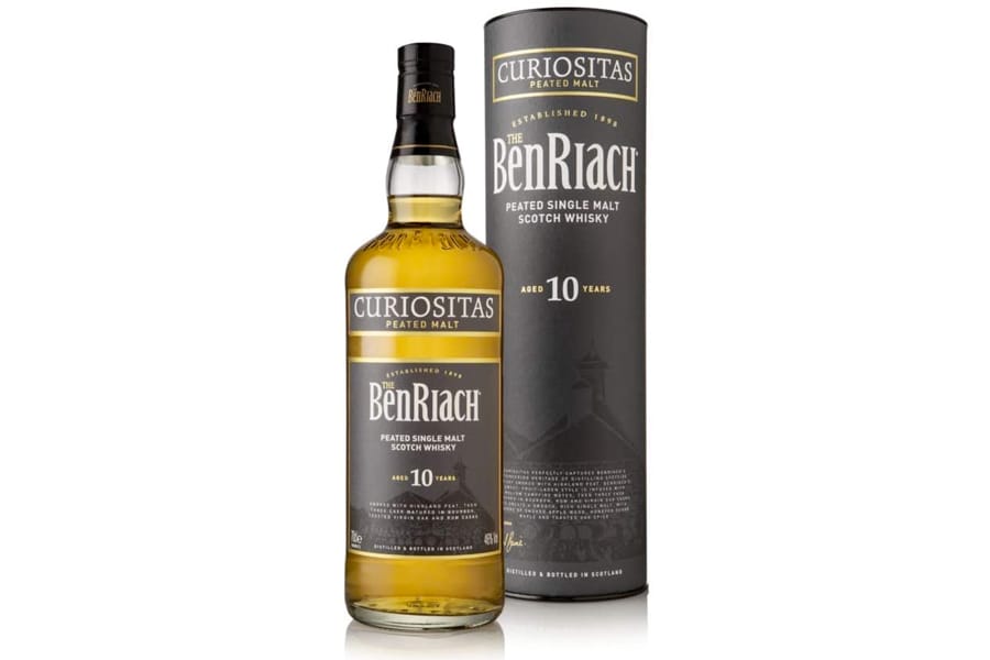 fathers day gift guide 2020 Booze hound BenRiach Curiositas 10 Year Old