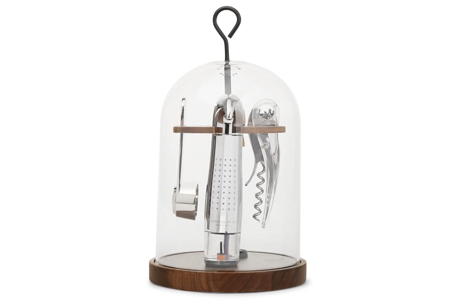 fathers day gift guide 2020 Booze hound LAtelier du Vin Le Globe Glass and Walnut Wine Set