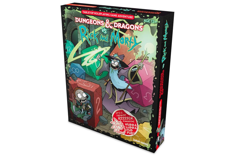 fathers day gift guide 2020 gamer Dungeons Dragons Vs Rick and Morty