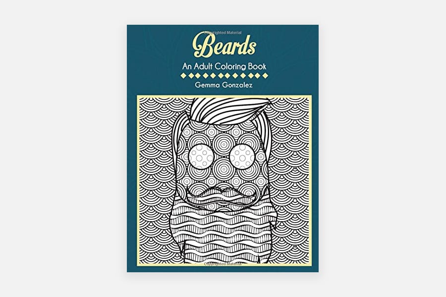 fathers day gift guide 2020 grooming Beards An Adult Colouring Book