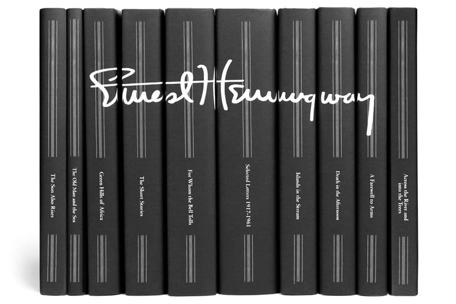 fathers day gift guide 2020 luxury Ernest Hemingway Book Set