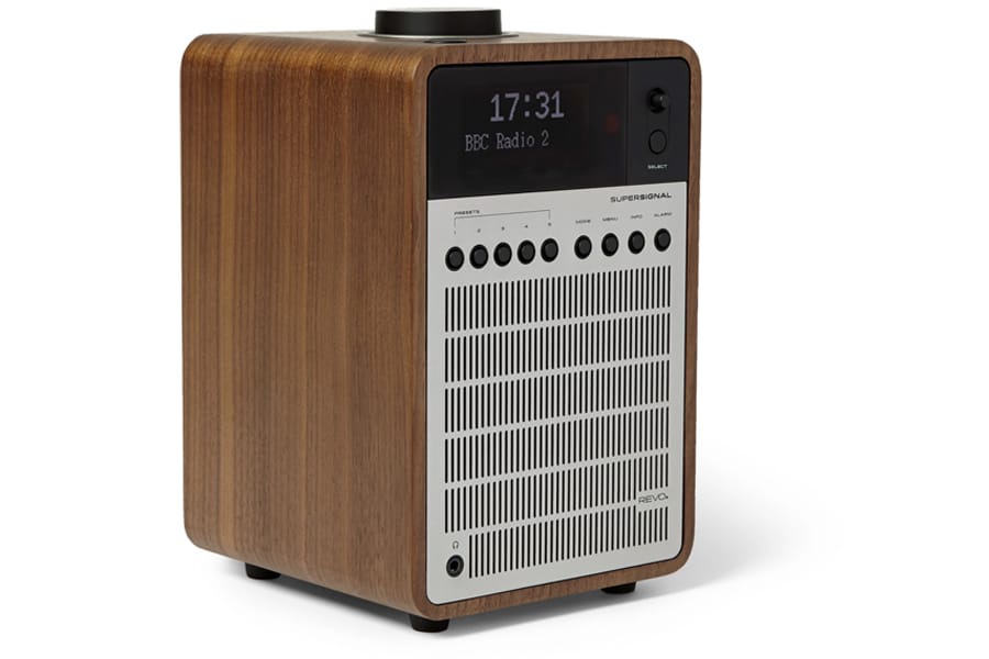fathers day gift guide 2020 music lover Revo SuperSignal Walnut and Aluminium Digital Radio